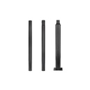 Lighting Pole 60mm 3m Black – Three-Piece