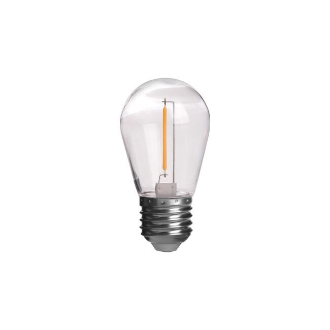 LED pære E27 Filament ST14 2700K 1W – 5-pak