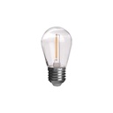 LED pære E27 Filament ST14 2700K 1W – 5-pak