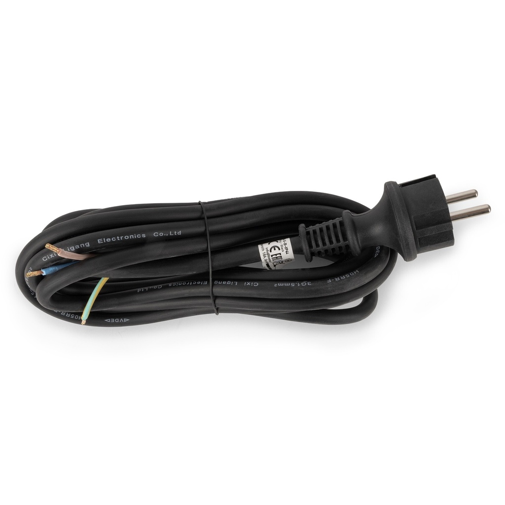 Power cable black 5 meters