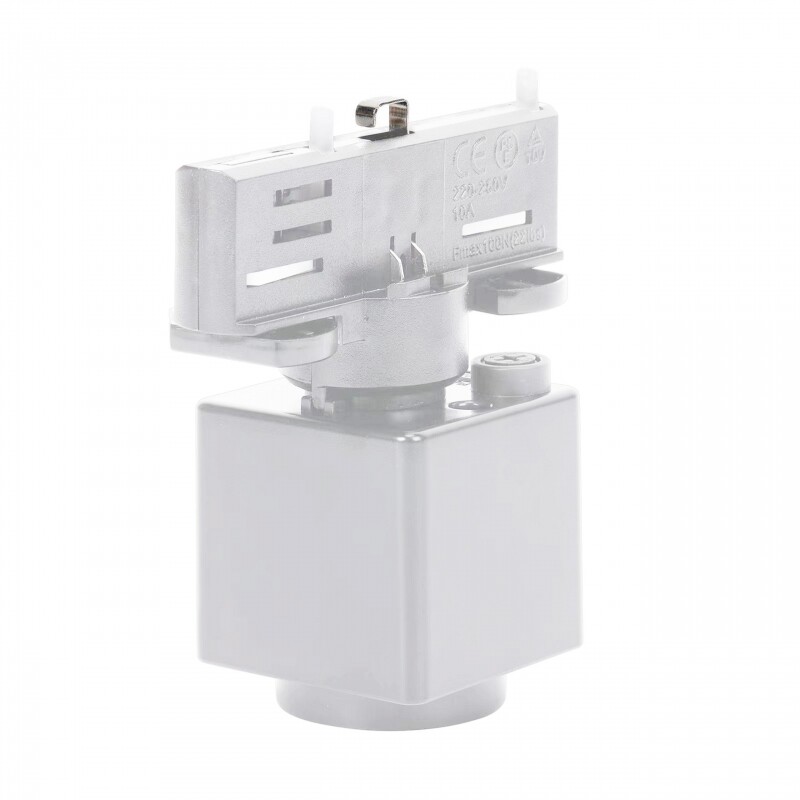Schuko Adapter til tracklight 3F, Hvid