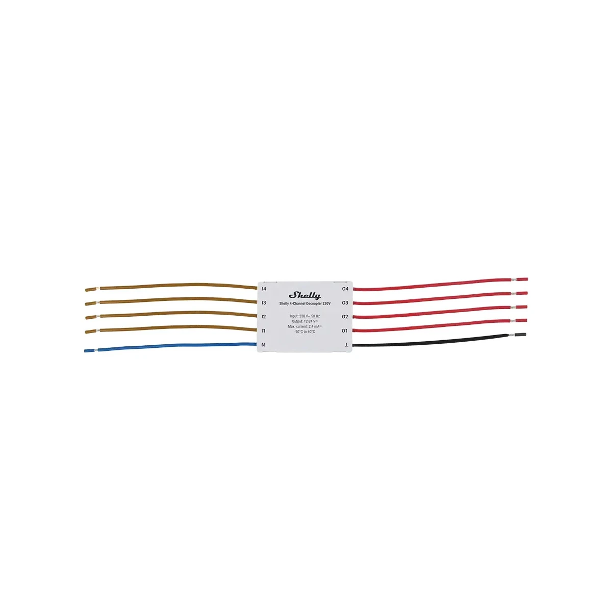 Shelly 4-Channel Decoupler 230V