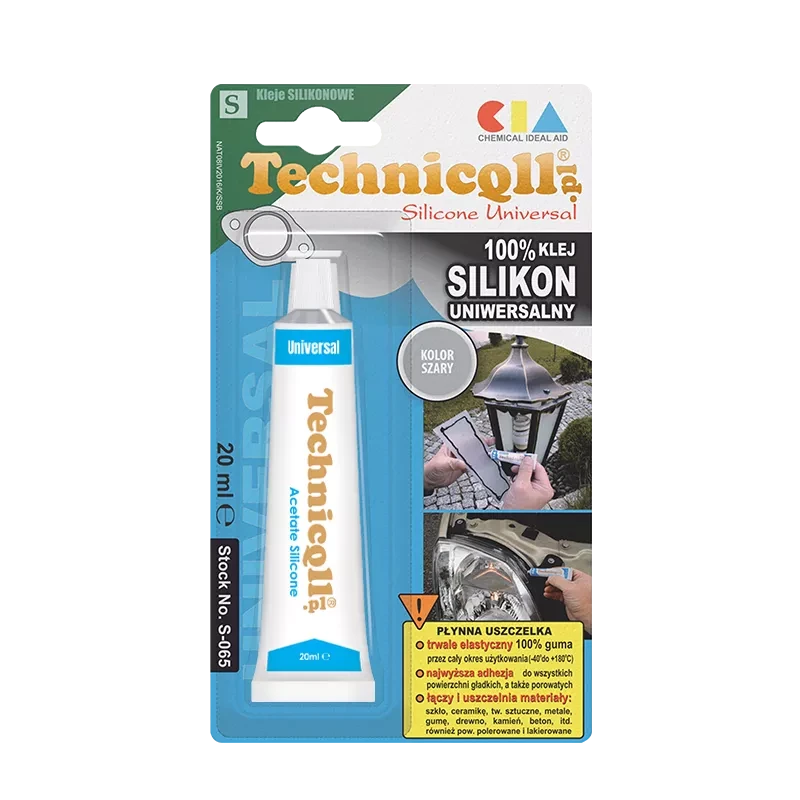 Universal silikone 20ml, grå