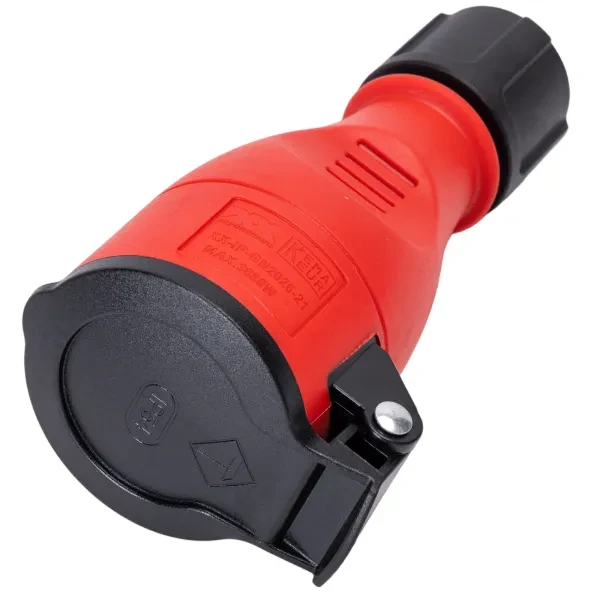 Schuko Socket IP54 with 16A Automatic Spring Cover