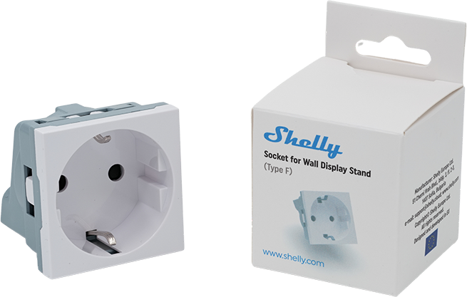 Shelly socket for Wall Display Stand, Hvid