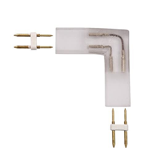 Vinkel til 230V Lysslange 90° 12mm