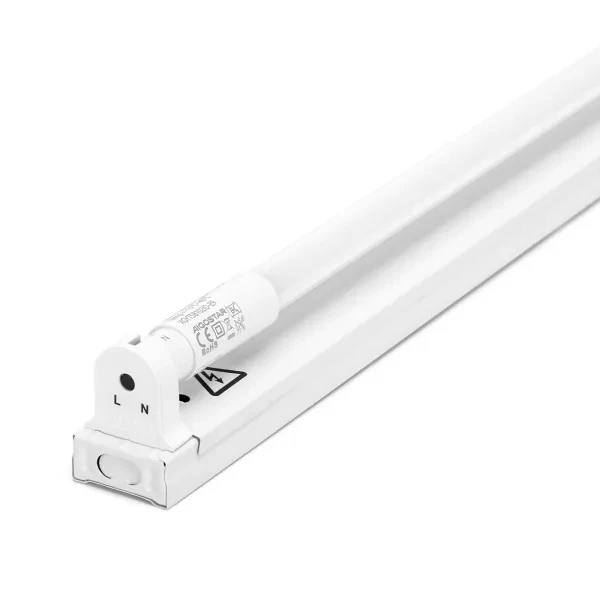 T5 LED armatur med rør 1.2m 18W 150lm/W 865