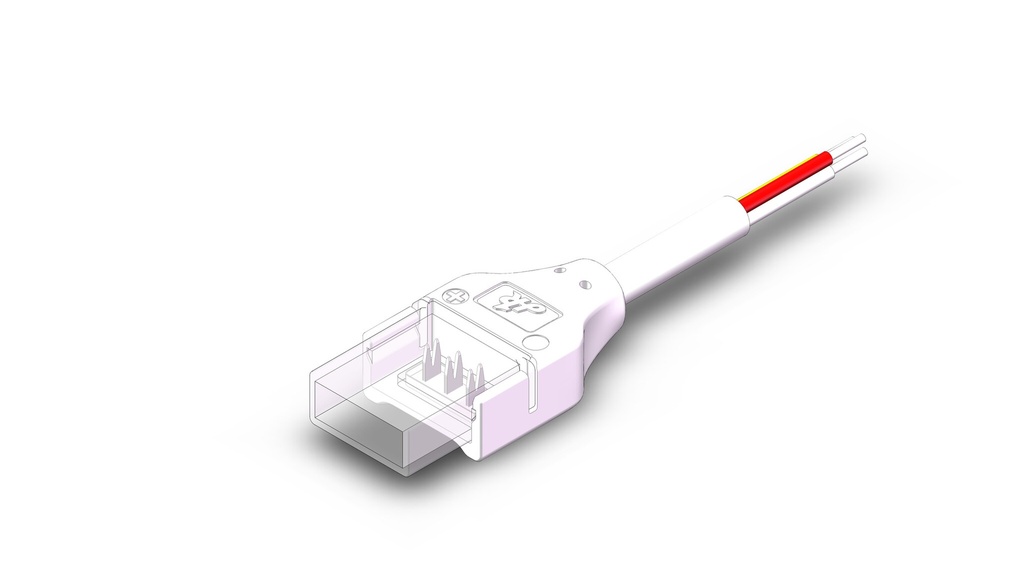 Liste til strømkilde 3pin 10mm - passer Plejd LST-01