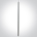 LED Cylinderpendel til Skinne Hvid 8W 3000K 36°