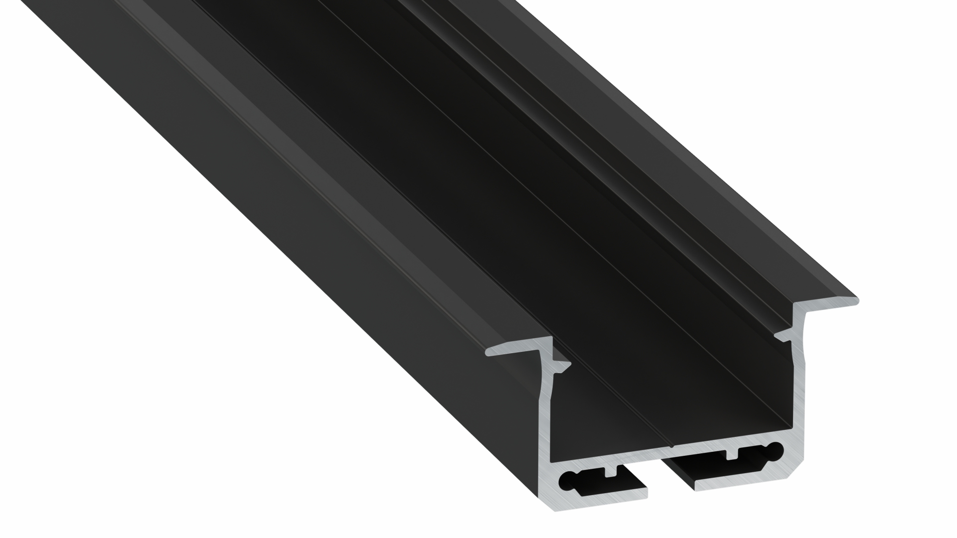 Profilfarve: inSileda lacquered black (RAL9005 mat)