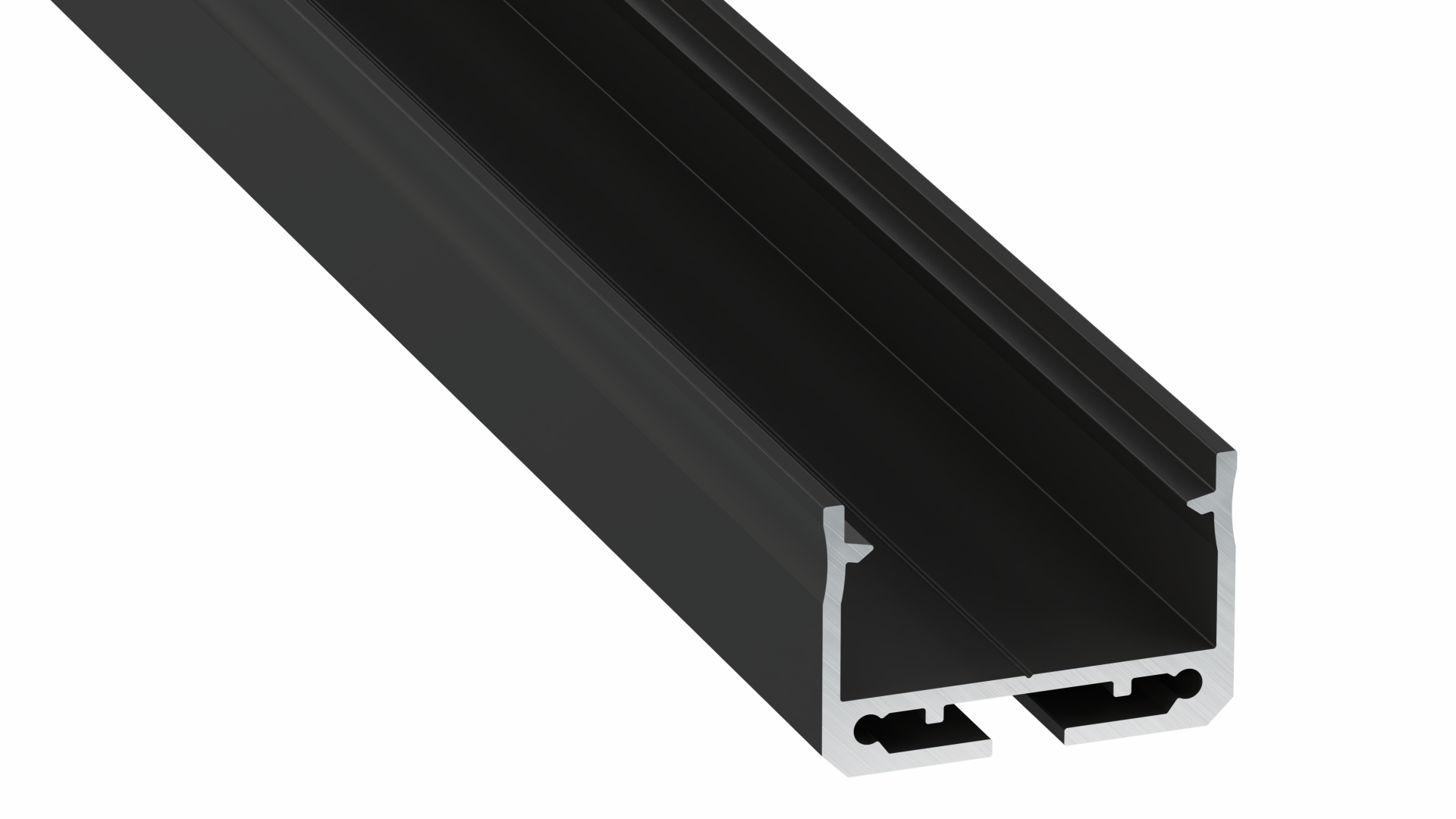 Profilfarve: Sileda lacquered black (RAL9005 mat)