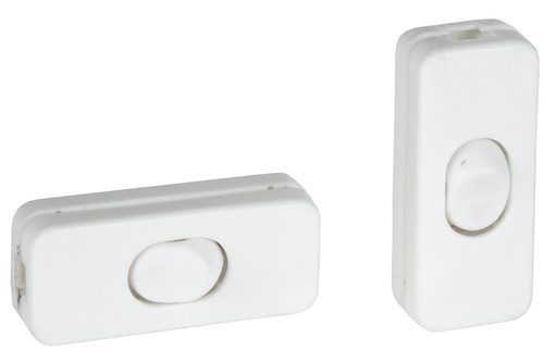 [172884] Cable switch white 2A/250V