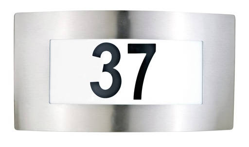 [157799] Airam Haaga Nummerarmatur E27, IP44, Rustfrit stål
