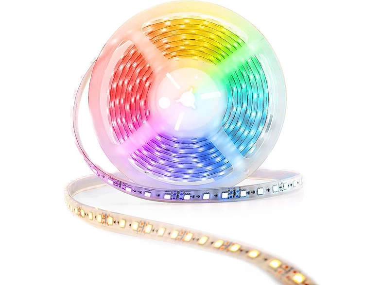 [943664] LED Strip 12V 22W 30LED RGB+W 2700K IP65 5m WIFI TUYA + IR