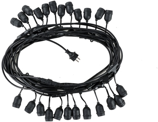 [926001] Outdoor E27 String 15m 24 sockets