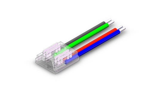 [033636] RGB Strip til kontroller RGB COB 4pin 10mm