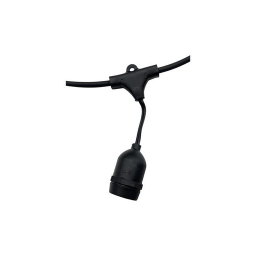 [015017] Outdoor E27 String  5m, 5 sockets