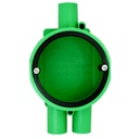 Apparatdåse med låsefjeder 13mm