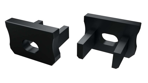 [775371] LUMINES End cap X black with a hole