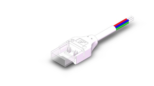 [032943] Strip til controller COB 4pin 10mm IP65/IP67