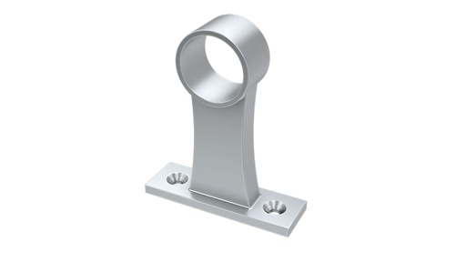 [369465] HIGH Collar for COSMO 25mm chrome - with hole