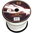 Kabel hvid 2 ledere 100m 1,50mm