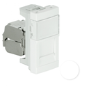 Efapel 45988 SBR RJ45 Cat 6 Stik 1 Modul, Hvid