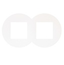 EFAPEL 43920TBR Siza Dobbelt Ramme Hvid