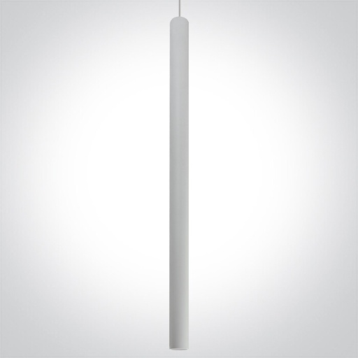[080268] LED Cylinder Track Pendant White 8W 3000K 36°